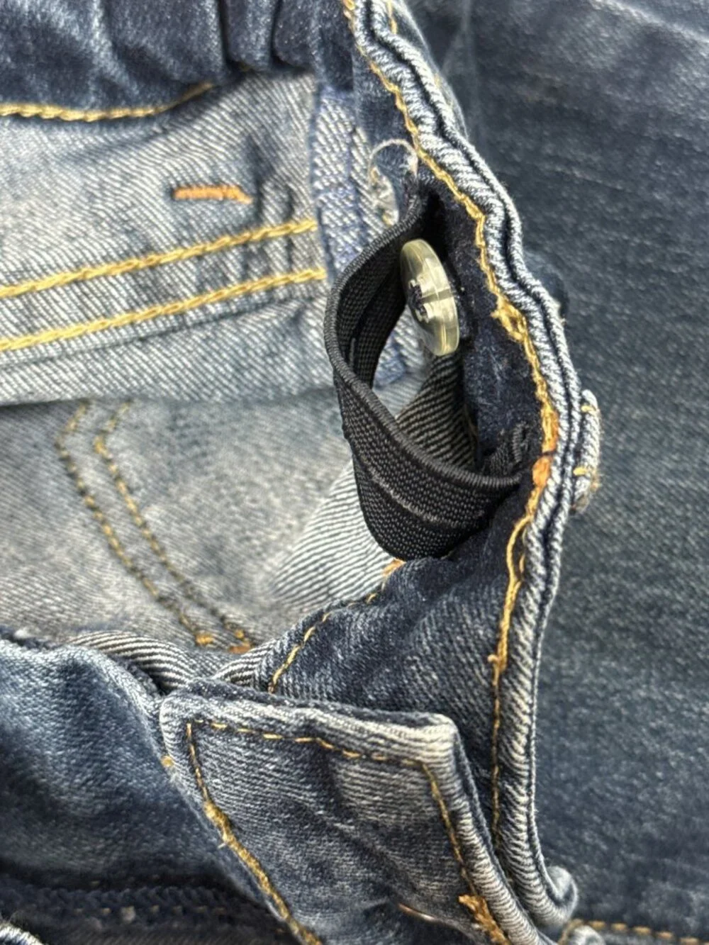 Gymboree Girls Jeans Size 5 Bootcut Dark Wash Bow Pocket Denim Pants